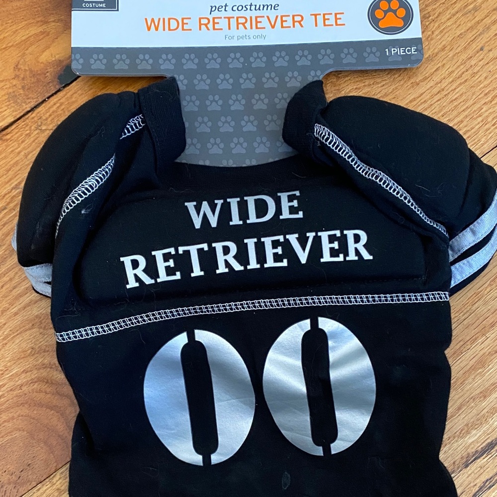 Pet costume small Halloween football Sunday wide retriever 00